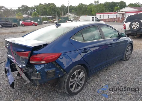 2018 Hyundai Elantra Limited from USA, damaged, VIN 5NPD84LF0JH288768